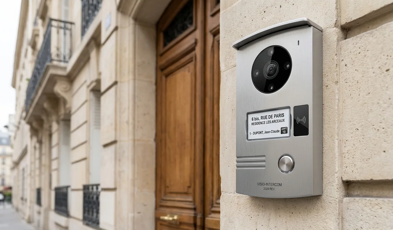 Interphone et visiophone à Chelles — après (chantier 5)